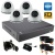 8Mp Security Camera System with 4 x Hd Dome Cameras & 1Tb Dvr